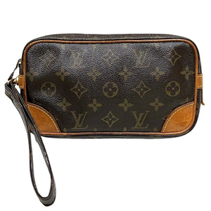 Louis Vuitton Marly Dragonne  Canvas Clutch Bag