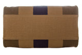 Chanel Raffia Large Striped Deauville with Dark Beige, Navy and Fuchsia accents