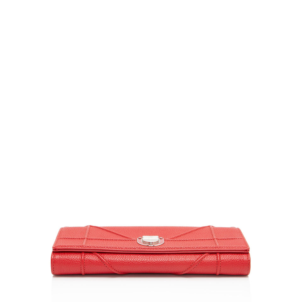 Dior Calfskin Diorama Wallet on Chain Clutch