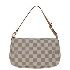 Louis Vuitton Pochette Accessoires  Canvas Clutch Bag