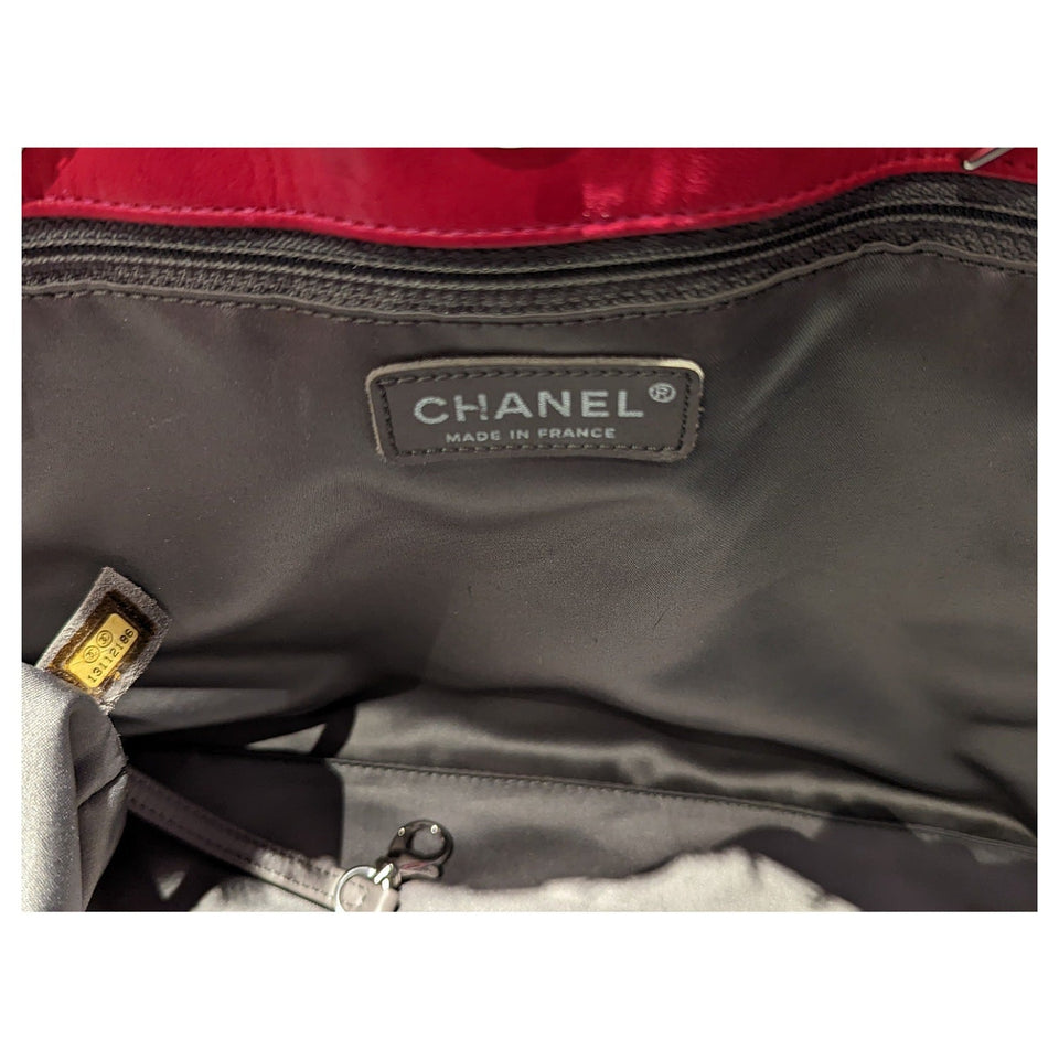 Chanel bag Vinyl Quilted Funny Tweed Tote Pink
