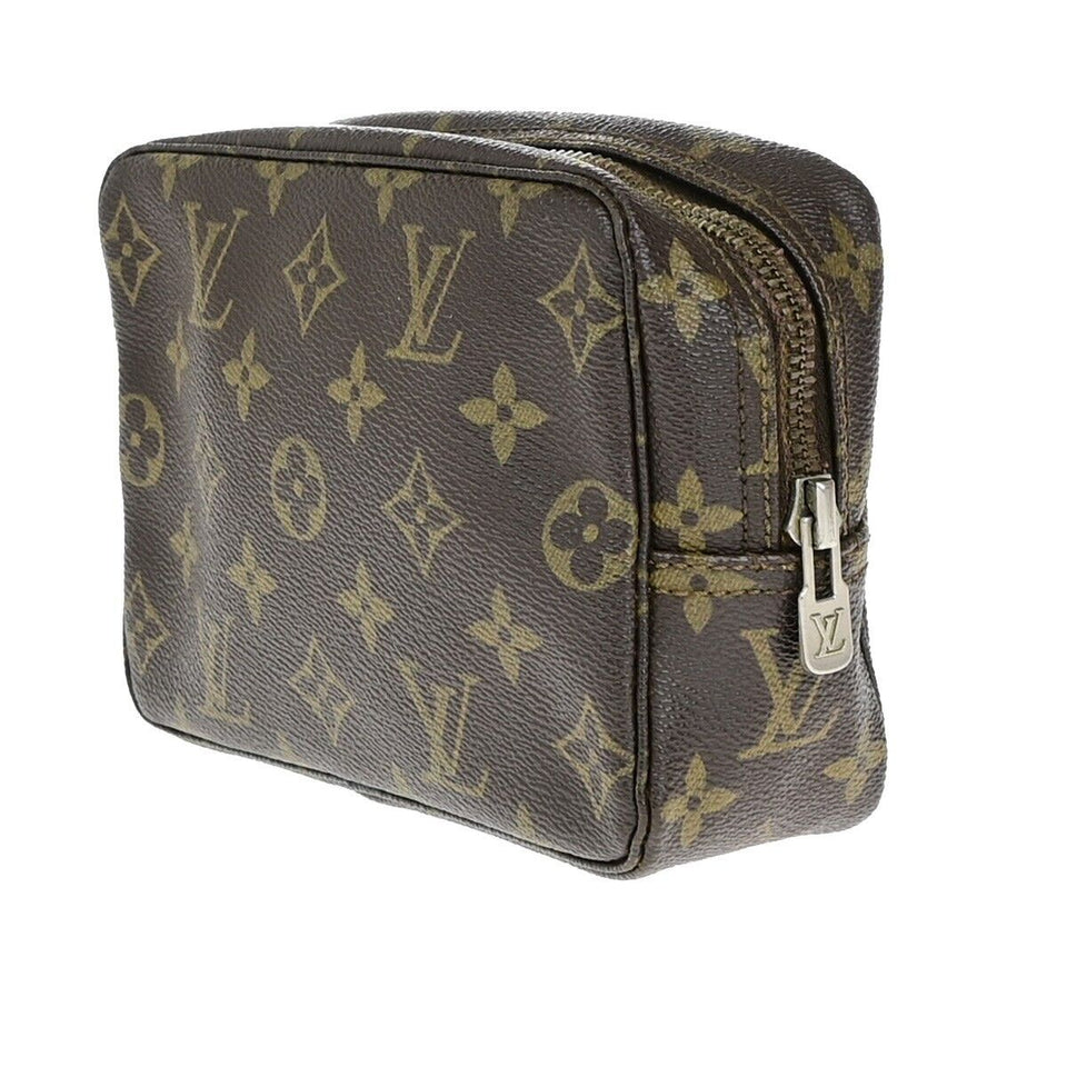 Louis Vuitton Trousse De Toilette 18  Canvas Clutch Bag