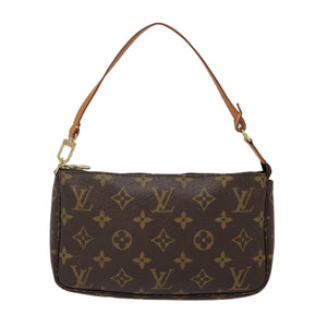 Louis Vuitton Pochette Accessoire  Canvas Clutch Bag