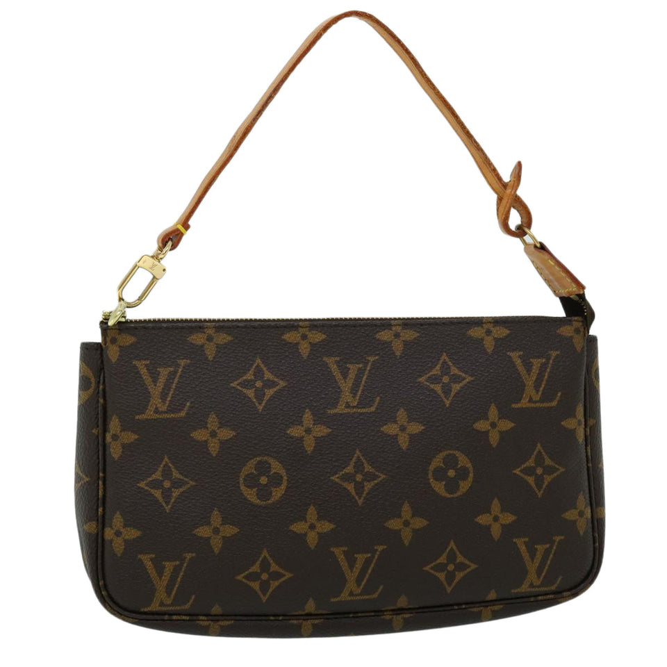 Louis Vuitton Pochette Accessoire  Canvas Clutch Bag