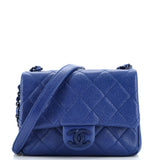 CHANEL Incognito Square Flap Bag Quilted Caviar Mini