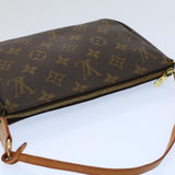 Louis Vuitton Pochette Accessoire  Canvas Clutch Bag