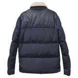 Dior Homme Goose Down Puffer Jacket in Blue Polyamide