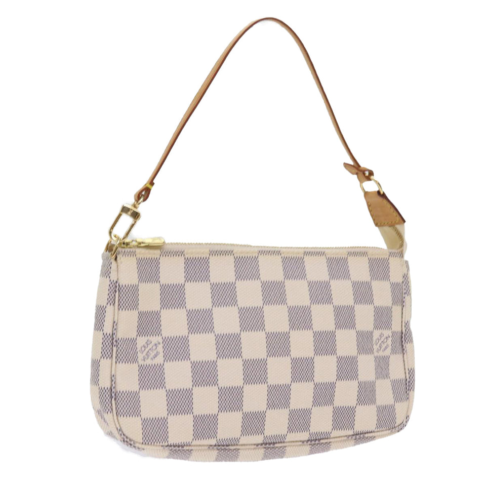 Louis Vuitton Pochette Accessoires  Canvas Clutch Bag