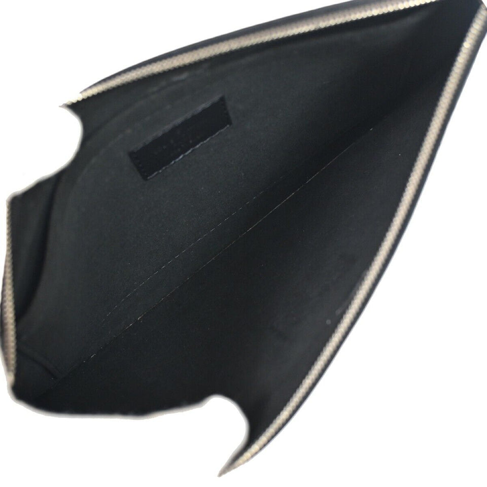 Louis Vuitton Neverfull Pouch  Leather Clutch Bag