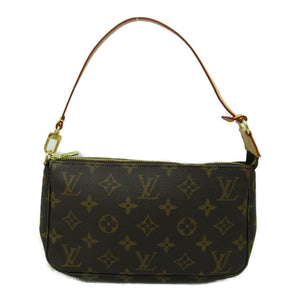 Louis Vuitton Pochette Accessoire  Canvas Clutch Bag