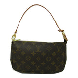 Louis Vuitton Pochette Accessoire  Canvas Clutch Bag