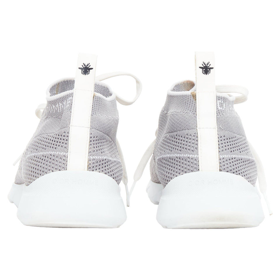 Dior Homme B21 Sockes logo knit low top lace sneakers