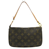 Louis Vuitton Pochette Accessoire  Canvas Clutch Bag