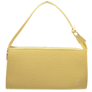 Louis Vuitton Pochette Accessoire  Leather Clutch Bag