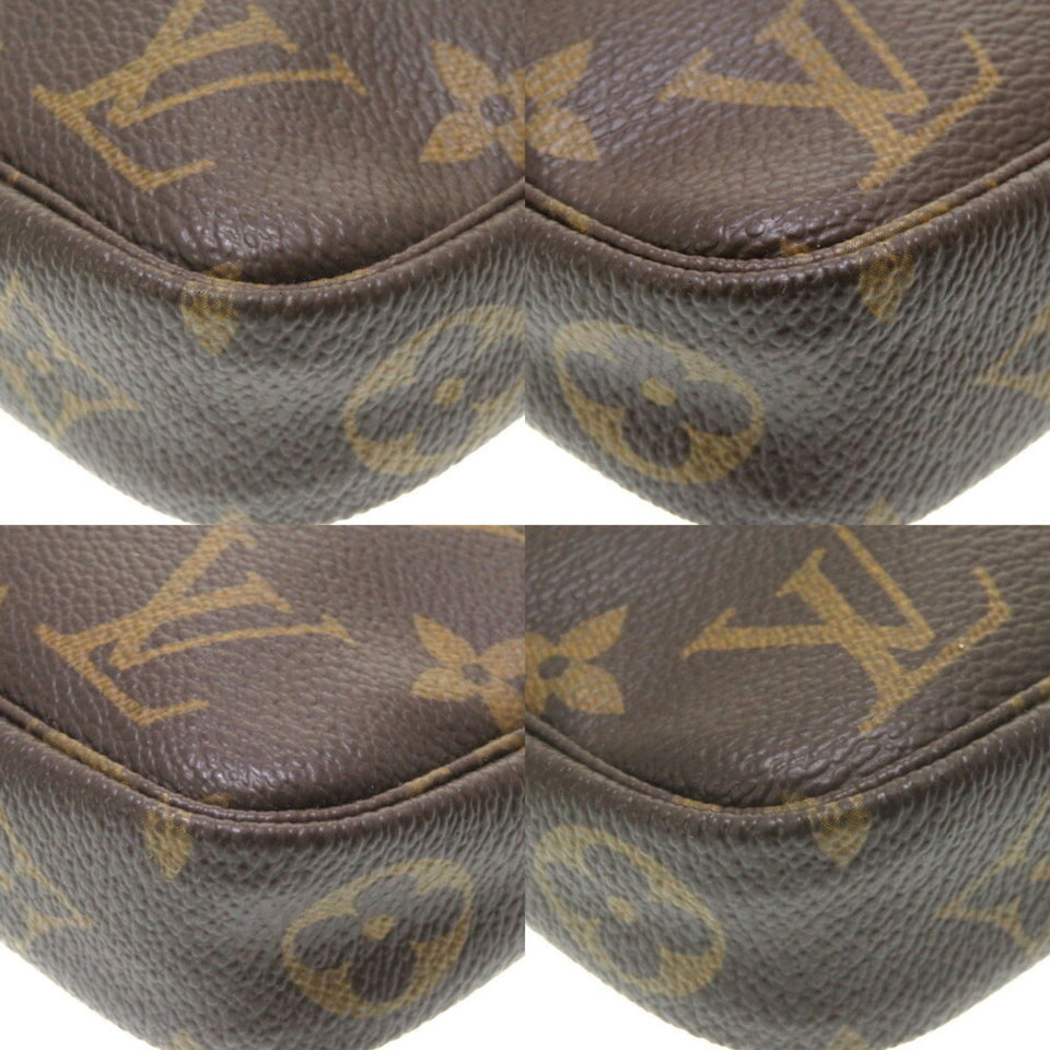 Louis Vuitton Pochette Accessoires  Canvas Clutch Bag