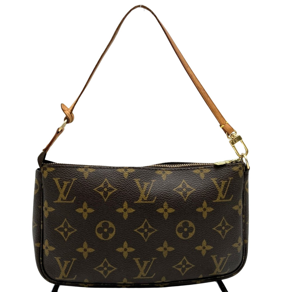 Louis Vuitton Pochette Accessoires  Canvas Clutch Bag