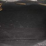 Prada Canapa Black Canvas Tote Bag