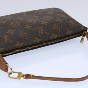 Louis Vuitton Pochette Accessoire  Canvas Clutch Bag