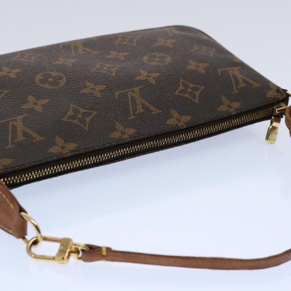 Louis Vuitton Pochette Accessoire  Canvas Clutch Bag