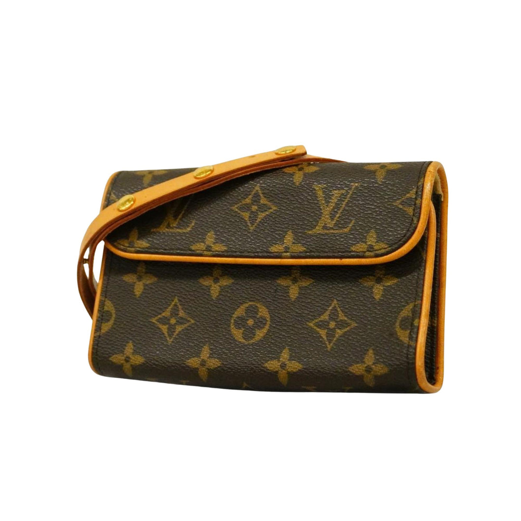 Louis Vuitton Pochette Florentine  Canvas Clutch Bag
