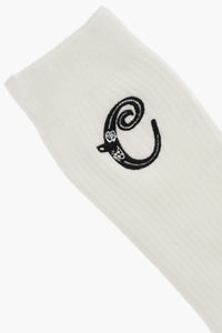 Dior Ribbed Cotton Long Socks
