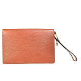 Louis Vuitton Sellier Drangonne  Leather Clutch Bag