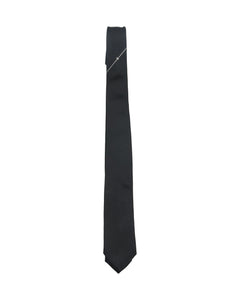 Dior Homme Beetle Skinny Tie in Black Silk