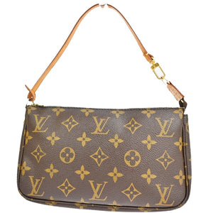 Louis Vuitton Pochette Accessoires  Canvas Clutch Bag
