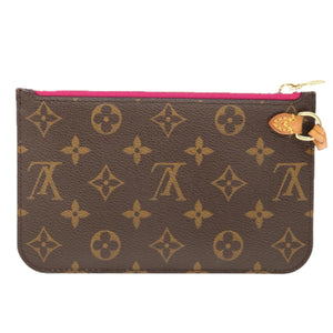 Louis Vuitton Neverfull  Canvas Clutch Bag