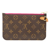 Louis Vuitton Neverfull  Canvas Clutch Bag