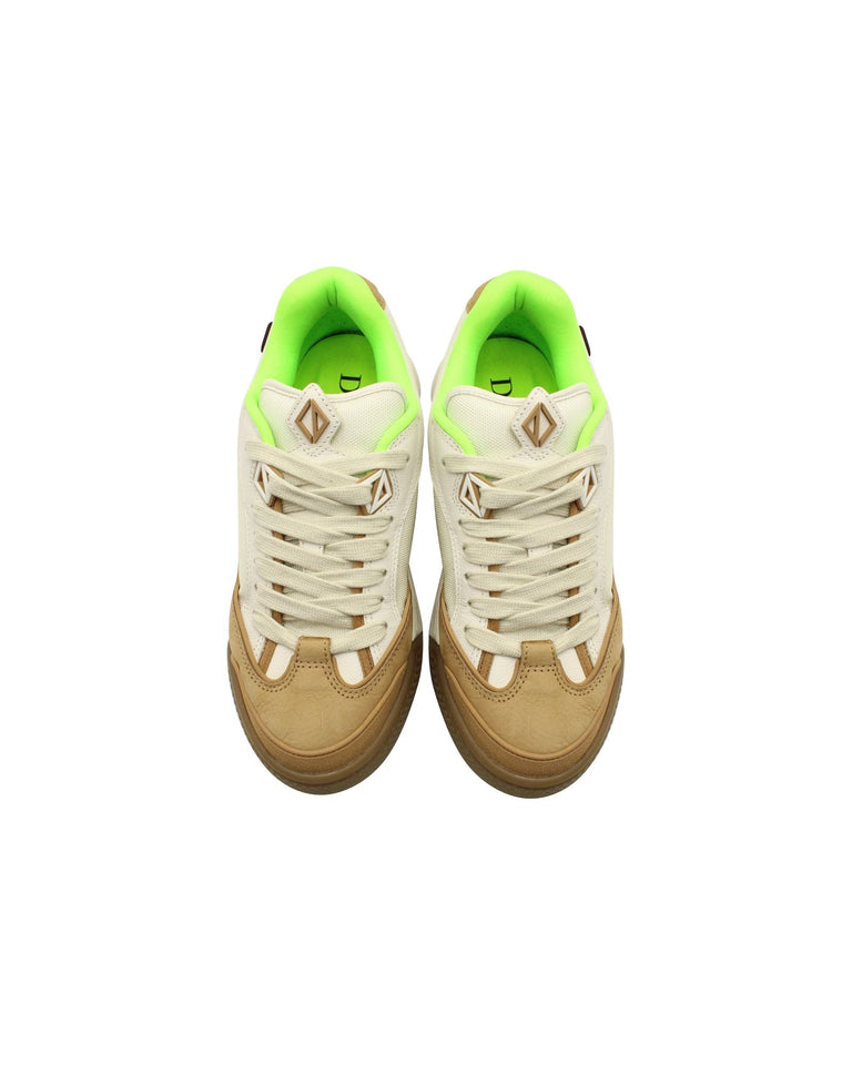 Dior B713 x Travis Scott Cactus Jack Sneakers in 'Coffee' Brown and White Suede