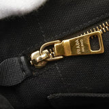 Prada Canapa Black Canvas Tote Bag