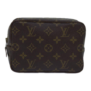 Louis Vuitton Trousse De Toilette 18  Canvas Clutch Bag