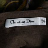 Dior Brown Printed Cotton Short Sleeve T-Shirt