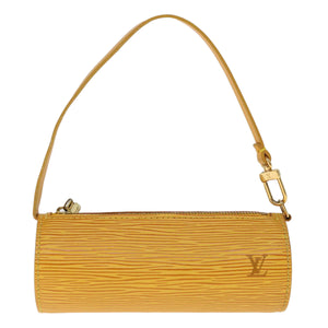 Louis Vuitton Soufflot  Leather Clutch Bag