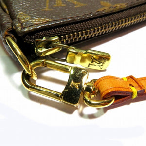 Louis Vuitton Pochette Accessoire  Canvas Clutch Bag