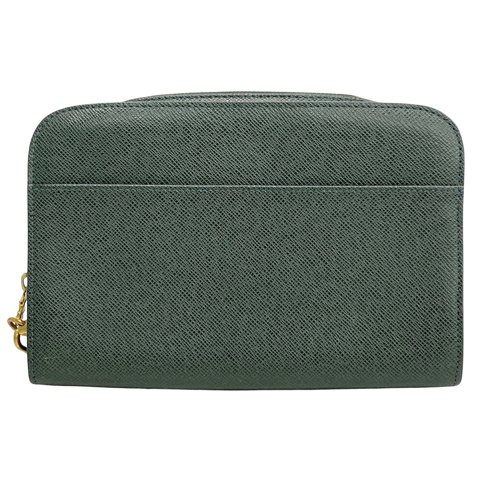 Louis Vuitton Baikal  Leather Clutch Bag