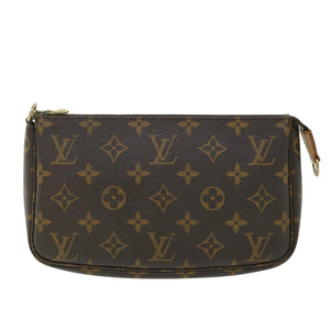 Louis Vuitton Pochette Accessoires  Canvas Clutch Bag