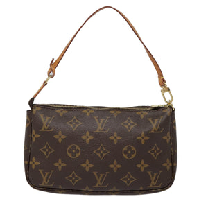 Louis Vuitton Pochette Accessoire  Canvas Clutch Bag
