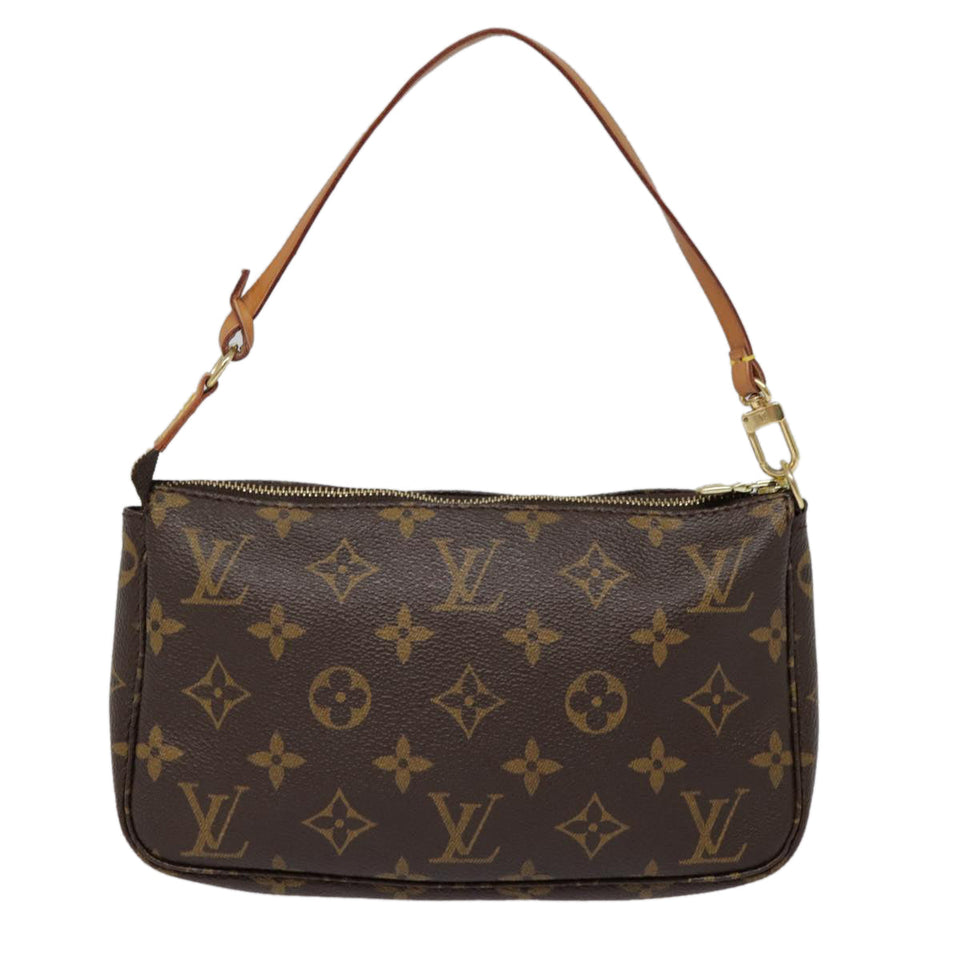Louis Vuitton Pochette Accessoire  Canvas Clutch Bag