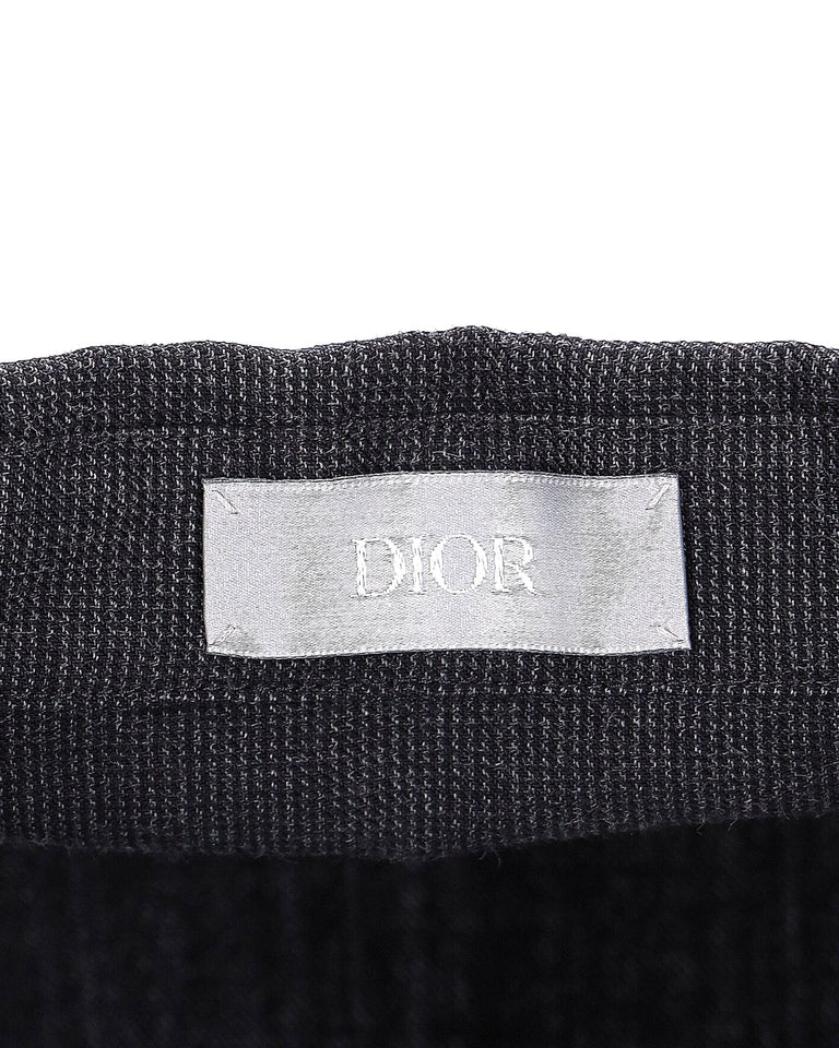 Dior Button Down Shirt in Dark Grey Laine