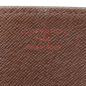 Louis Vuitton Damière Amvélop Culture Du Visit Cardcase N62920 Eve Brown PVC Leather Ladies Louis Vuitton