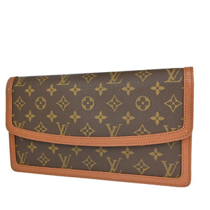 Louis Vuitton Pochette Dame  Canvas Clutch Bag