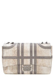 Chanel Gold & Gray Python 2012 Handbag