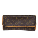 Louis Vuitton Twin  Canvas Clutch Bag