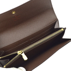Louis Vuitton Damier Portefeuille Sarah Purse Wallet N61734