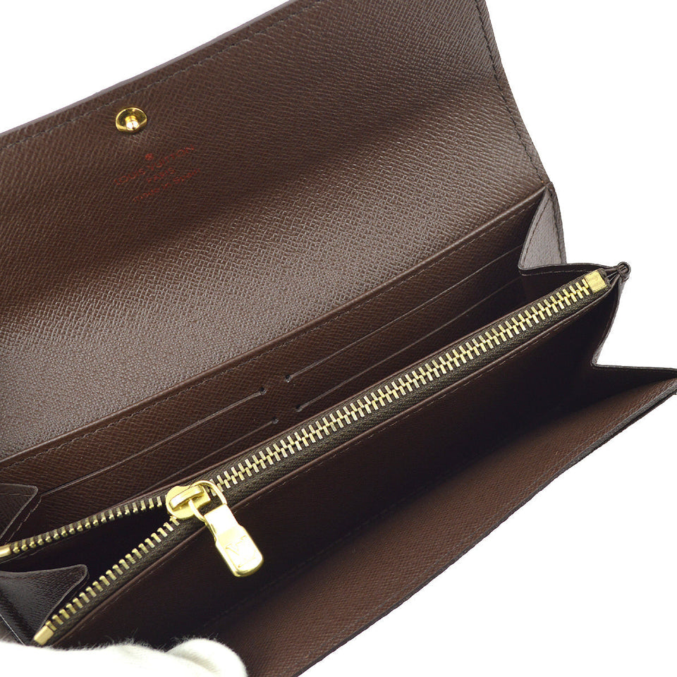 Louis Vuitton Damier Portefeuille Sarah Purse Wallet N61734