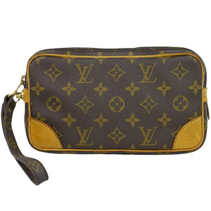 Louis Vuitton Marly Dragonne  Canvas Clutch Bag