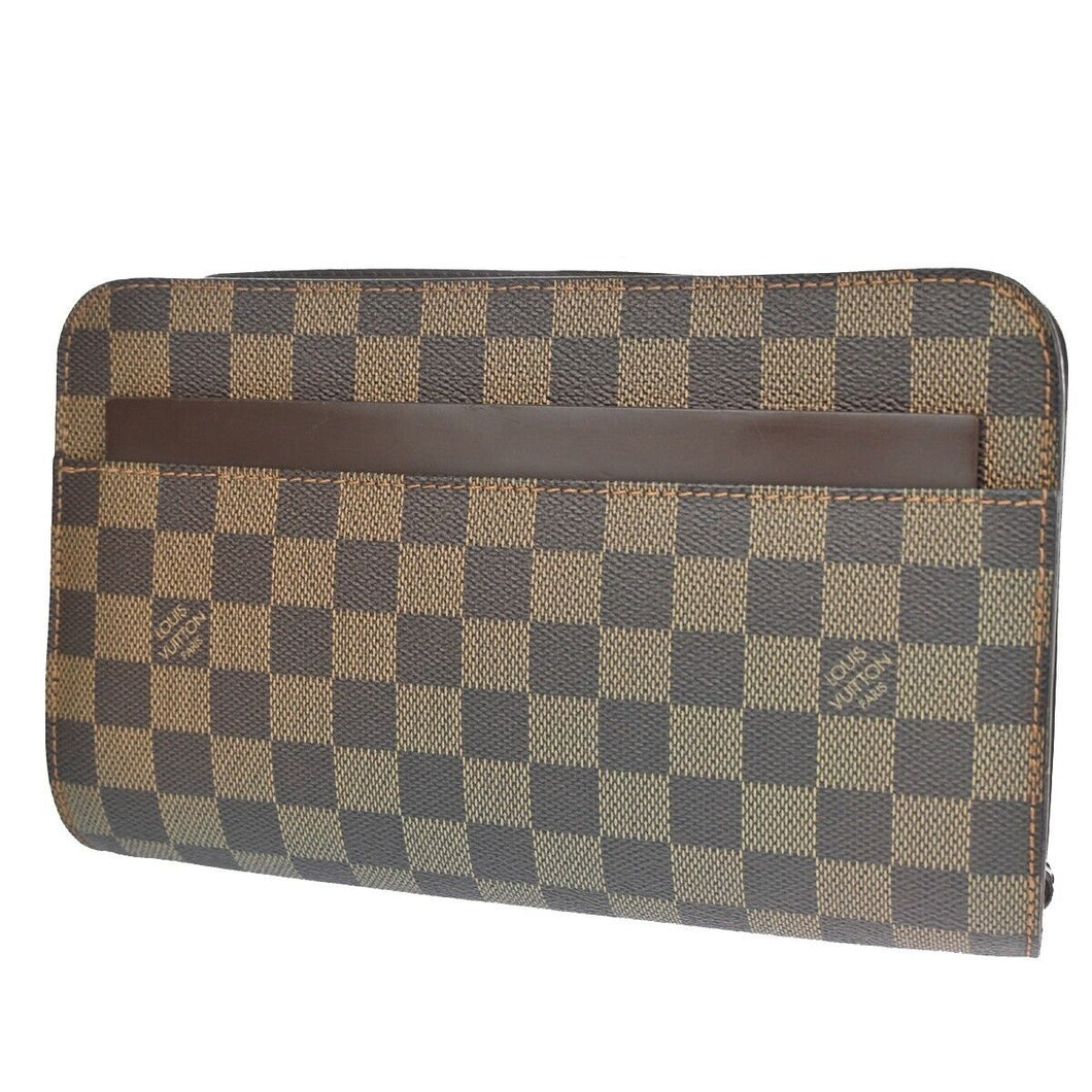 Louis Vuitton Saint Louis  Canvas Clutch Bag