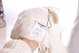 Chanel 2006 Cream Ruffle Blouse SZ 36